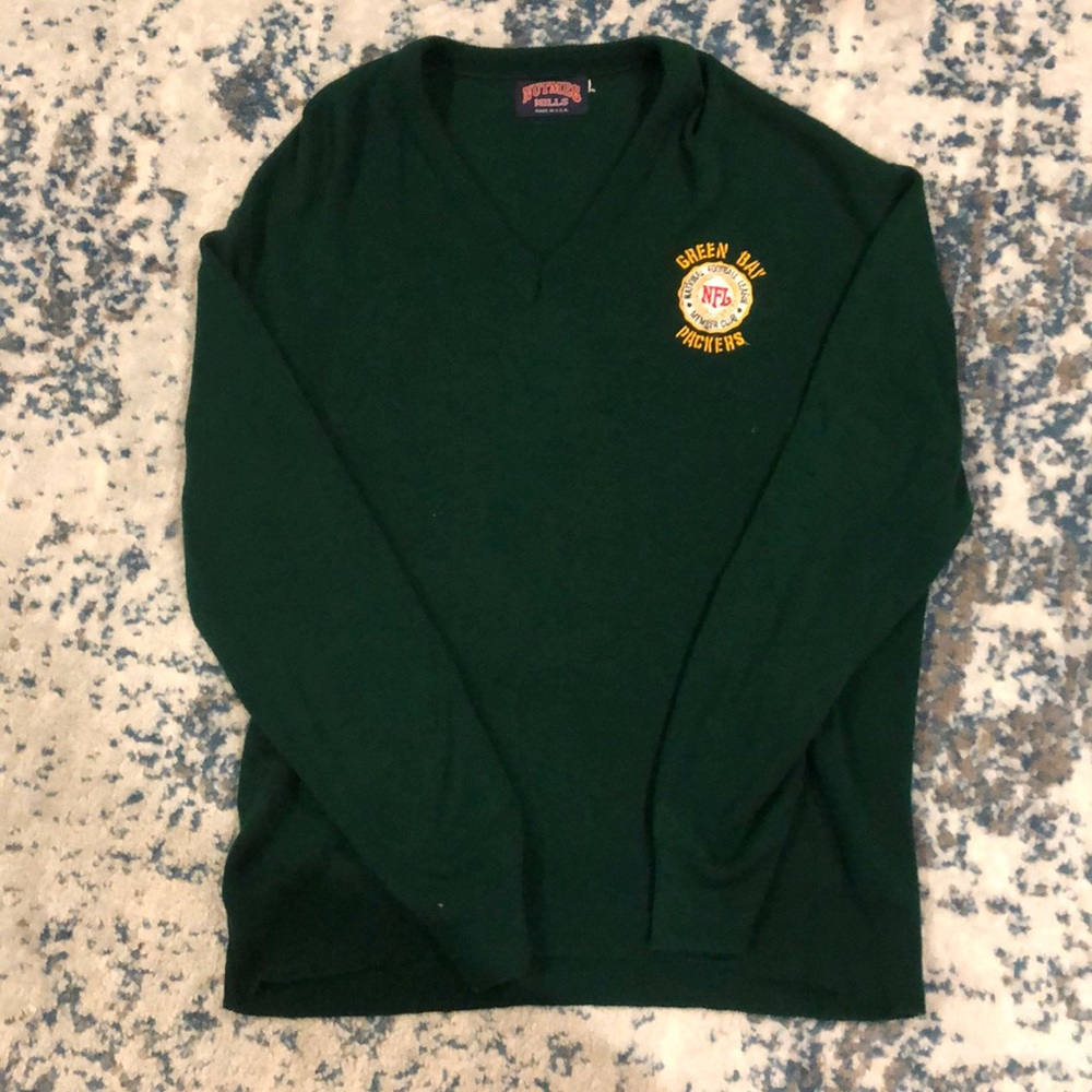 Nutmeg Mills Green Bay Packers Members Club V Neck